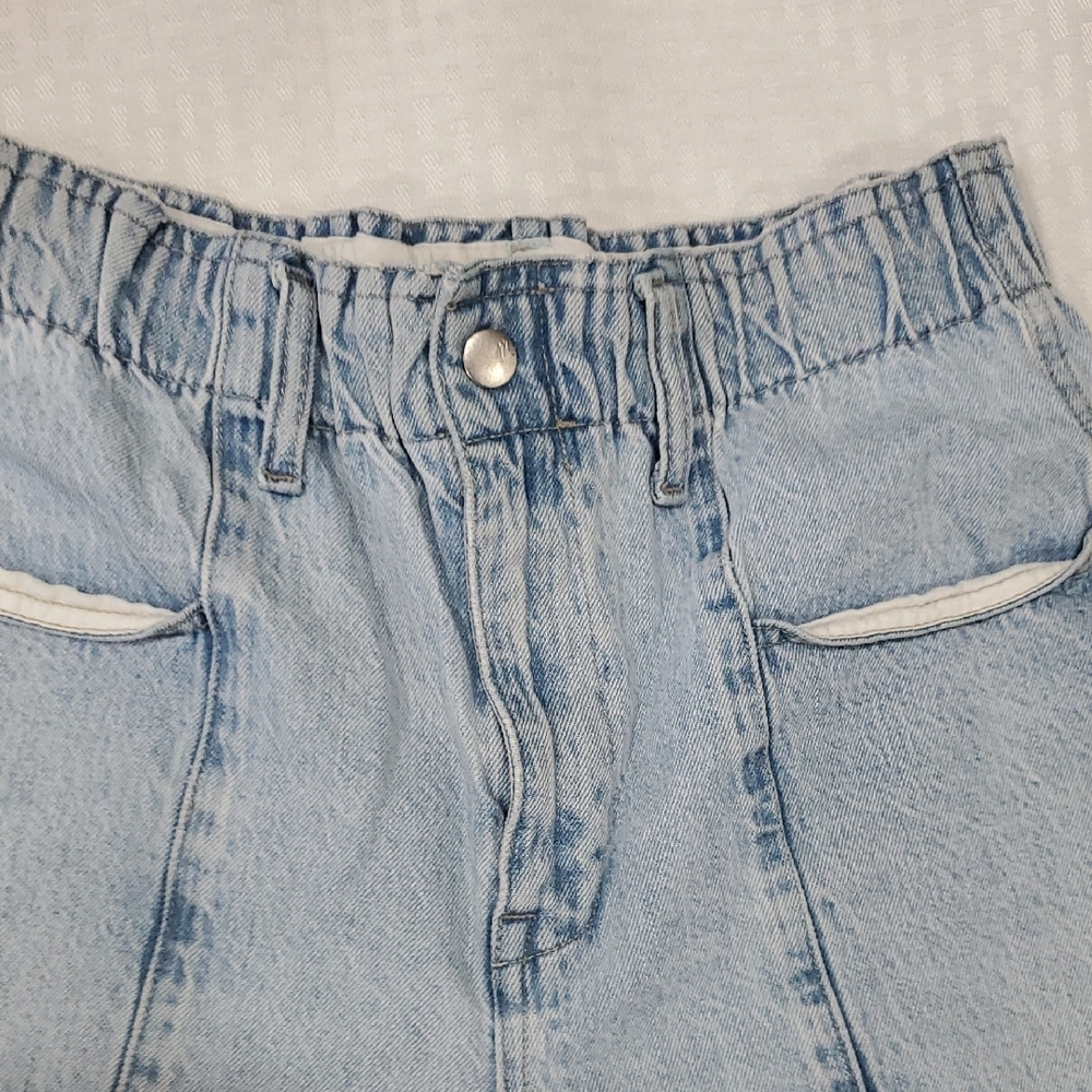 Madewell Light Blue Denim Barrel  Jeans - Picture 7 of 12